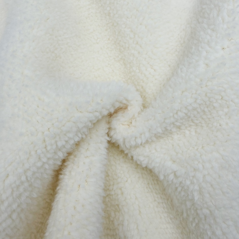 Cotton Bonded Sherpa Sweatshirt Fabric Soft Comfortable Breathable Knit Fabric For Hoodie Sweatshirt Pullover Winter Garments Rapid Fabric Prototyping