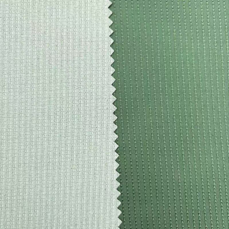 Delantex Coated Chain Pattern Waterproof 105gsm 100% Polyester Pongee Fabric For Sportswear and Casual Wear one-stop fabric solution provider