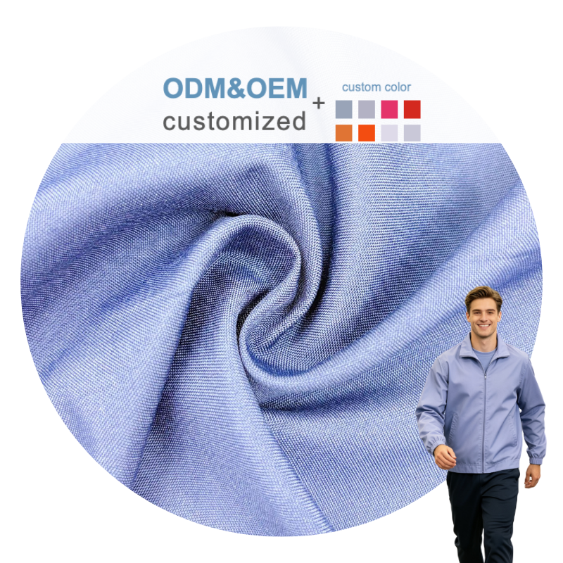 Delantex Plain Woven Fabric 100% Polyester 180GSM 145CM For Jacket Pants Workwear with flexible order quantities