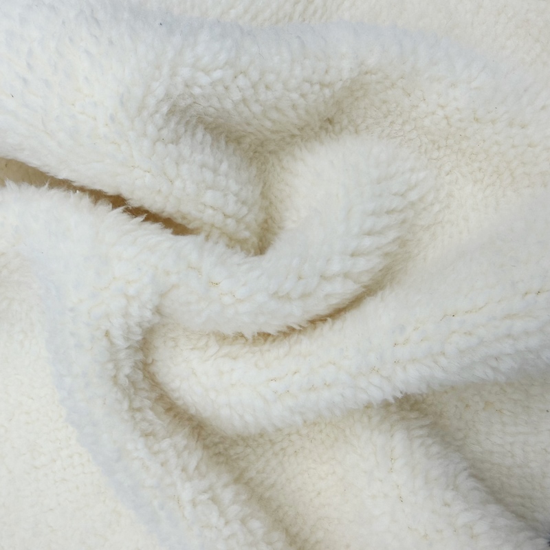 Cotton Bonded Sherpa Sweatshirt Fabric Soft Comfortable Breathable Knit Fabric For Hoodie Sweatshirt Pullover Winter Garments Rapid Fabric Prototyping