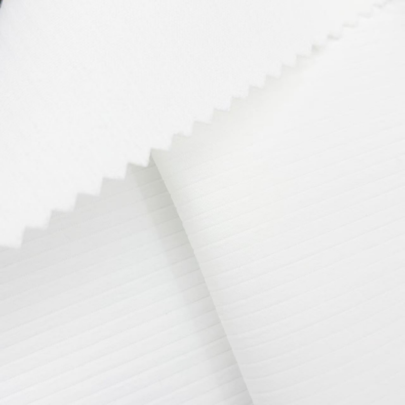 Delantex 0.4cm Double Layer Vertical Stripe T8 Woven Fabric 100% Polyester 175GSM 150CM For Dress Blouse Pants